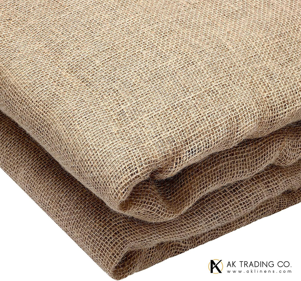 24" Burlap Fabric 10oz Natural - 100% Jute Hessian, Eco-Friendly, Biodegradable, Ideal for Crafts, Weddings, Home