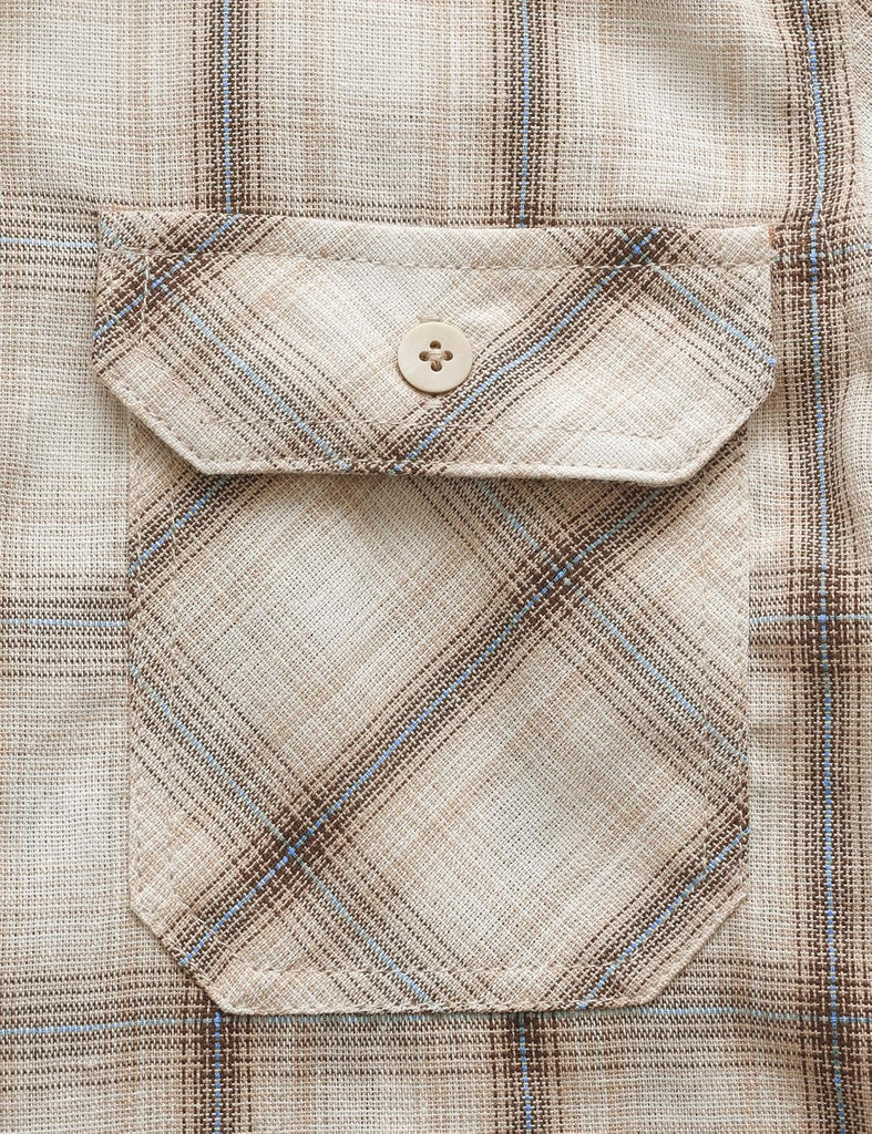 Boys Plaid Short Sleeve Button Down Shirt Casual Woven Shirts