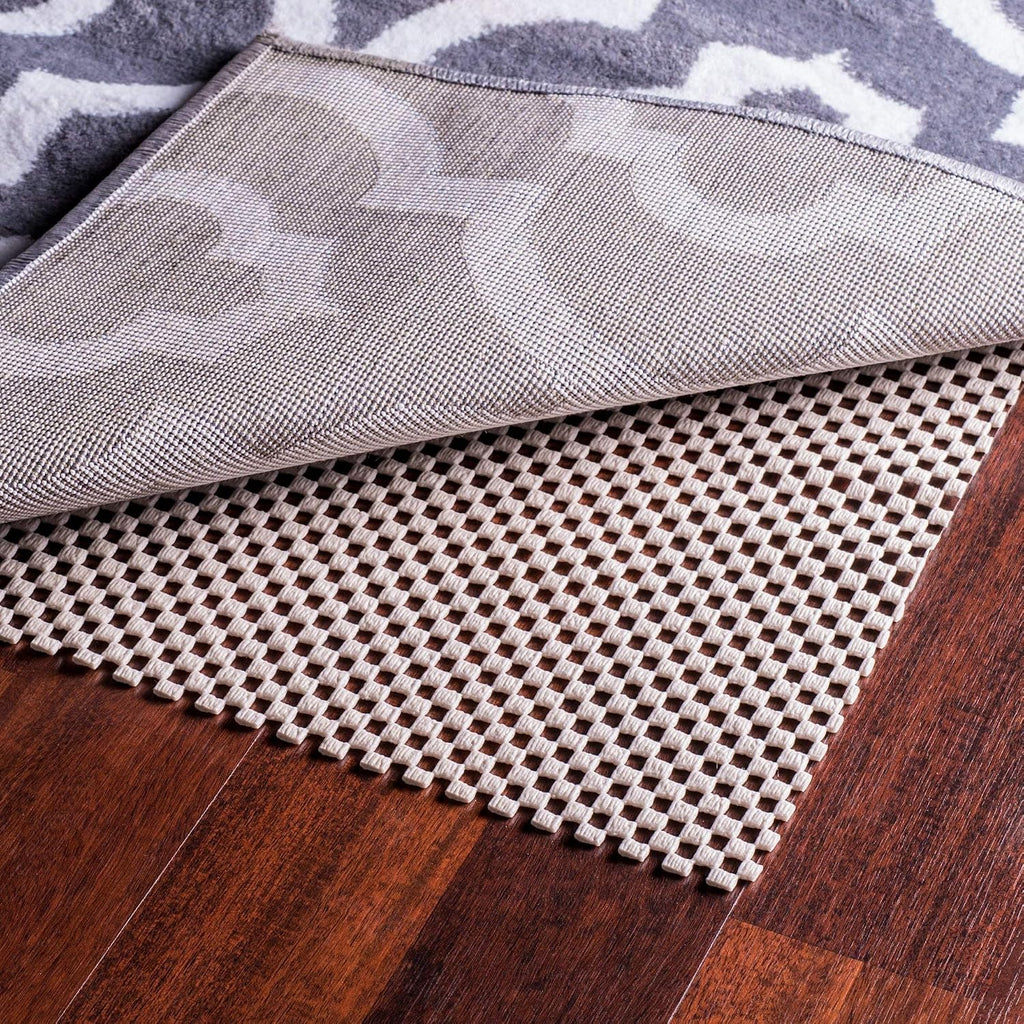 Super-Grip Non-Slip Area Rug Pad 5 x 8 for Any Hard Surface Floor, Keeps Your Rugs Safe and in Place - Set of 40
