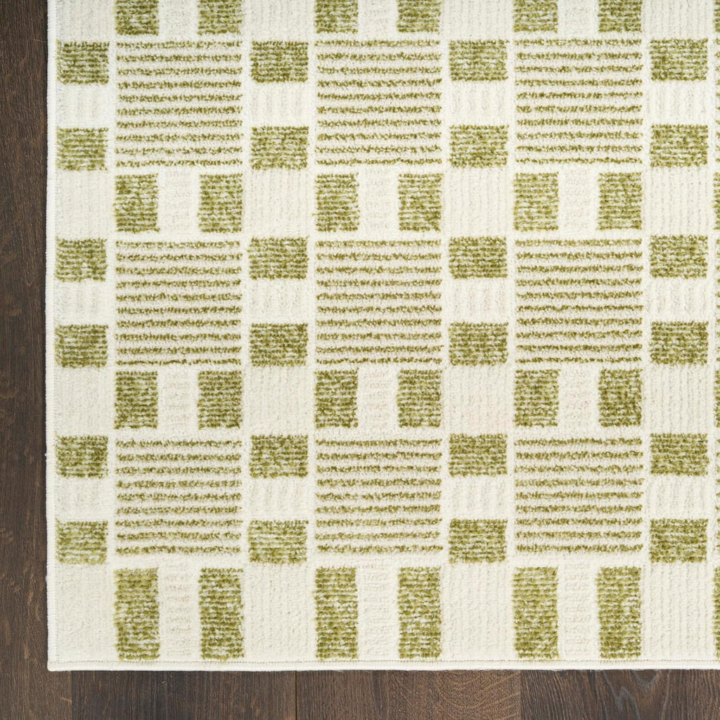 Home Nordic Green Area Rug - Easy Clean, Non Shedding, Bed Room, Living Room, Dining Room, Kitchen