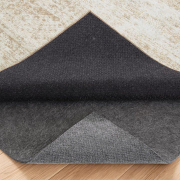 Non Slip Rug Pads 8x10, 1/4" Thick Felt Cushioned Rug Gripper Pad - Set of 80