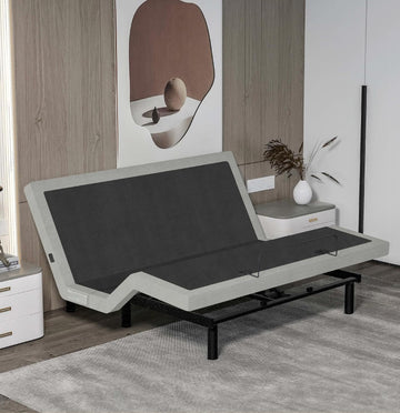 King Adjustable Bed Base - Dual Massage - USB Ports - Zero Gravity - Underbed Light - Wireless Remote - Zero