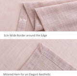 Lux Faux Linen Tablecloth with Slubby Yarn Textured Weaves Wrinkle Free Anti-Shrink Soft Table Cloth