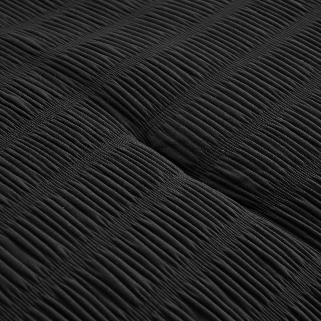 3-Piece Seersucker Comforter Set, Black Bedding, Ultra Soft, Lightweight & All-Season Comforter with