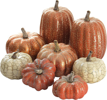 Pumpkin Decor, Halloween Pumpkin - Set of 8