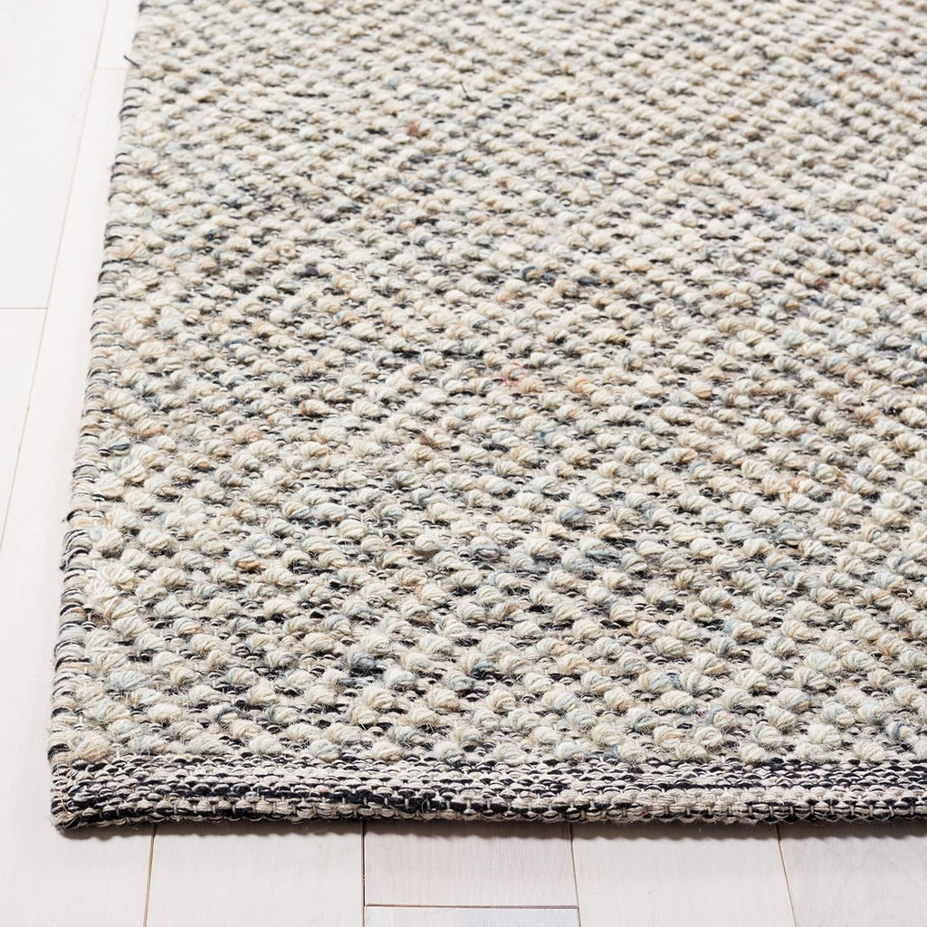 Natura Wool Area Rug 6'x9', Scandinavian Camel & Grey NAT503C