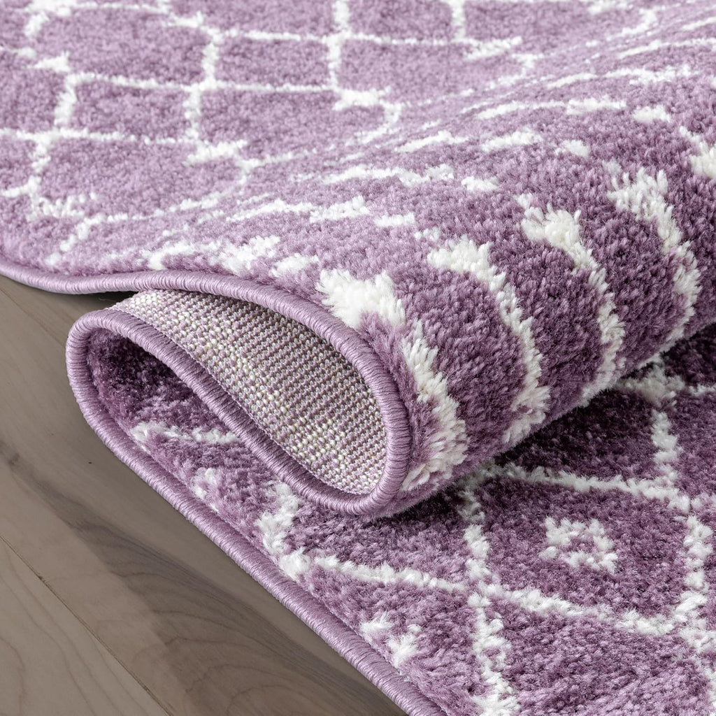 Colette Moroccan Trellis Blush 5'3" x 7' Area Rug