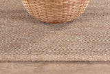 Easy Jute Rug 5x7, Indoor Outdoor Natural Color Fiber Area Rugs