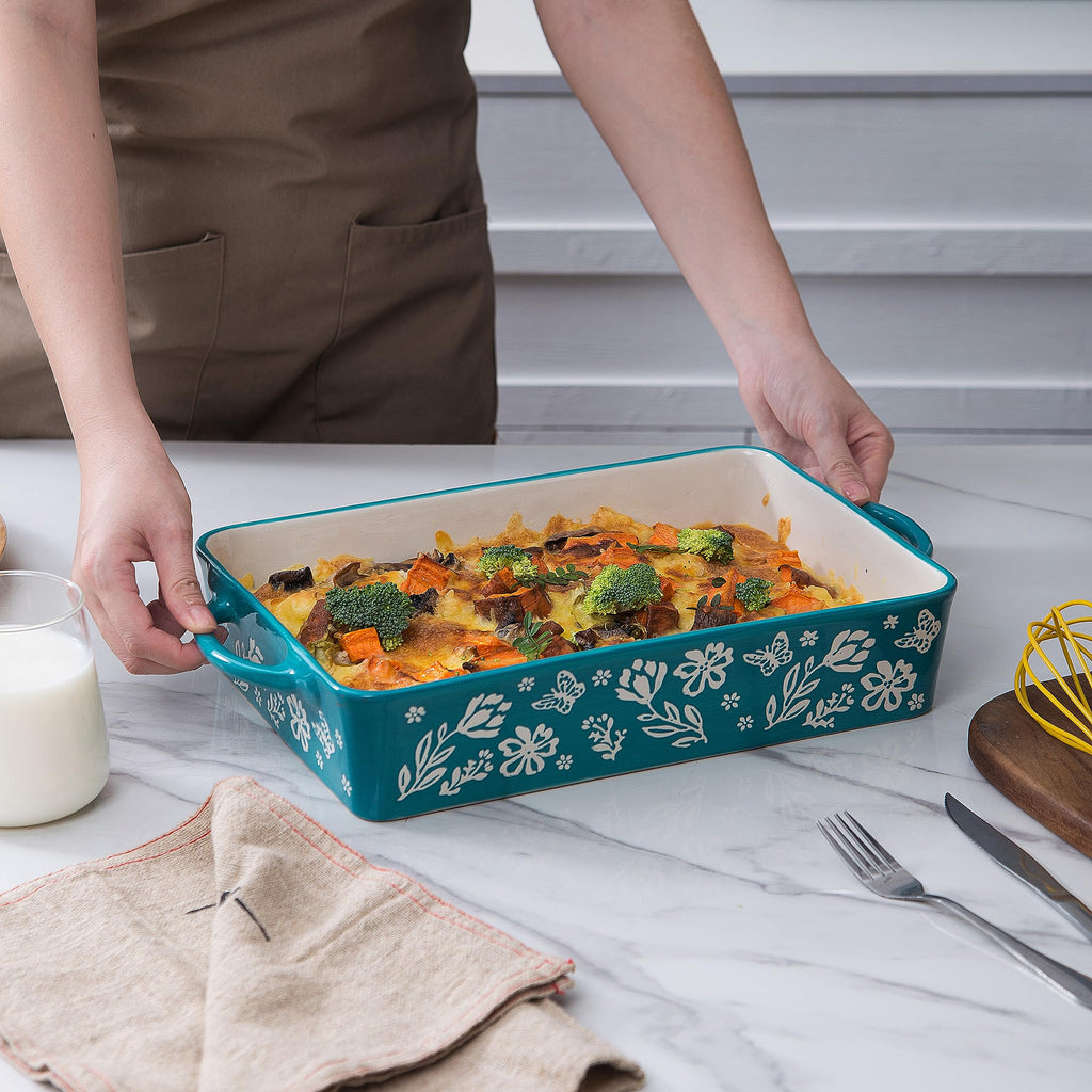 Casserole Dish 9x13 Baking Pan Casserole Dishes For Oven Baking Dish Ceramic Lasagna Pan Baking Dishes For Oven