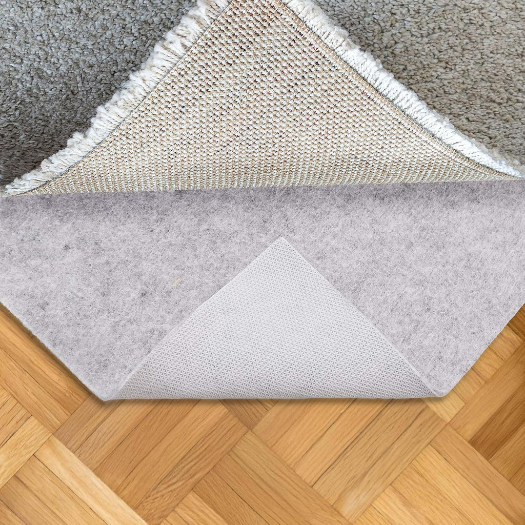 4' x 6' Non Slip Rug Pad Waterproof, 1/4" Thick 100% Felt +Rubber Rug Pad, Under Area Rug Pad Protective Cushioning - Set of 24