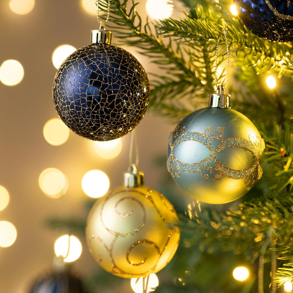 16ct Christmas Tree Decorations Ball Ornaments 2.36 Inches
