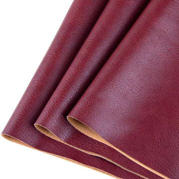 Faux Leather Sheets Fabric 54" X 36", Thick Durable Synthetic Upholstery Vinyl, Suitable for Furniture Replacement and