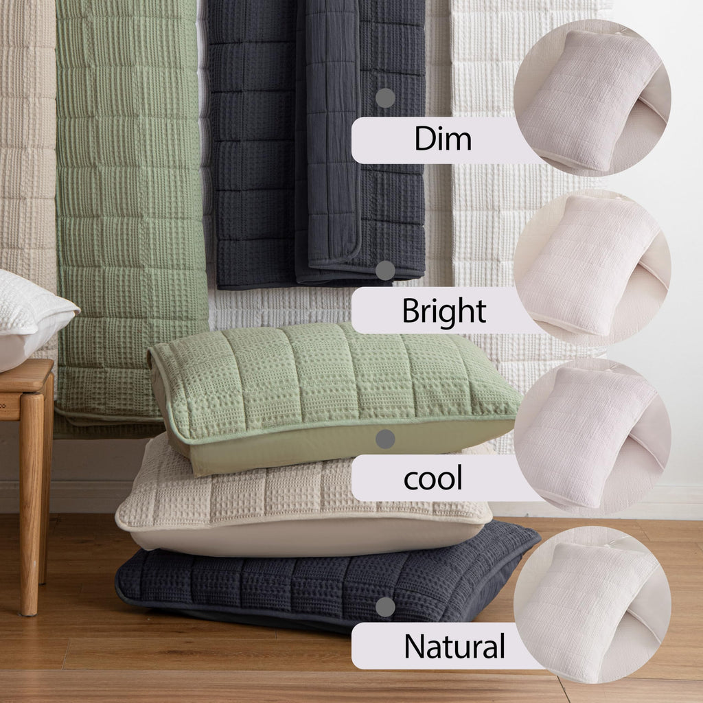 Cotton Quilt Set 98x106 Soft Lightweight Bedspread