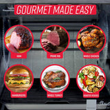 Modern Rotisserie Oven, Large Capacity (12lbs) Countertop Oven, Multi-Purpose Basket for Versatile Cooking, Easy-to