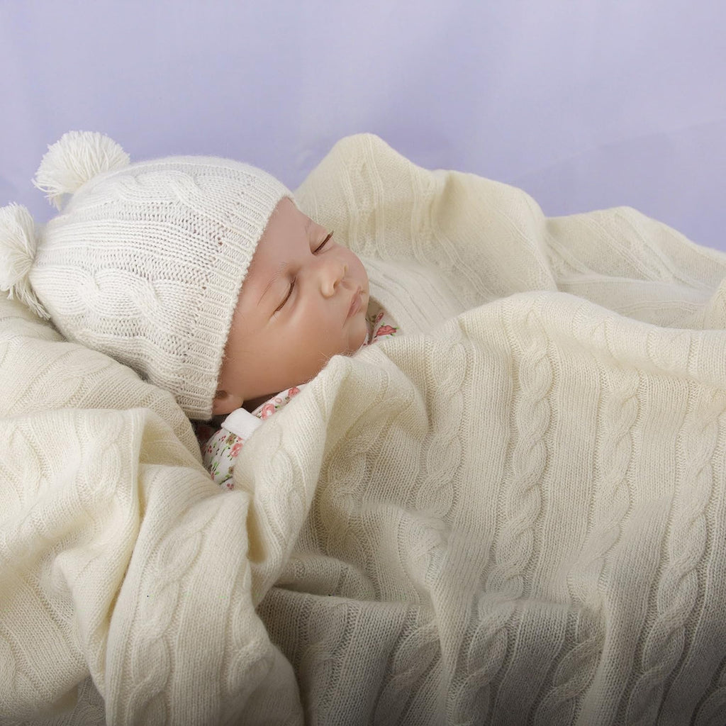 Baby Blanket, Cream