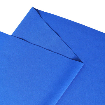 Nylon Spandex Fabric | 4-Way Stretch Nylon Matte Tricot Swimsuit Fabric | Swimwear, Sports, Dance, Yoga Wear (Royal