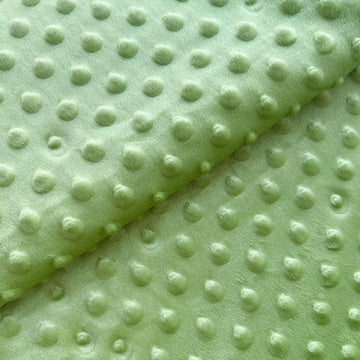 2Yard x 62Inch Minky Dot Fabric by The Yard DIY Making Supplies Quilting Patchwork Cushions Plush Fleece Fabric Minky