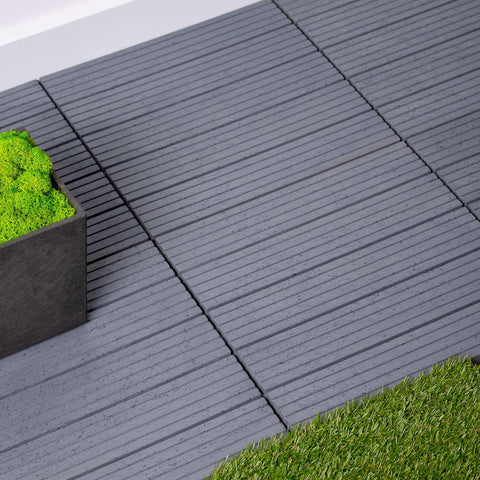 Garden Decking Tiles Cosmopolitan Patio, Terrace, Hot Tub Deck Tiles | Interlocking Decking Tiles | Recycled | Cosmo