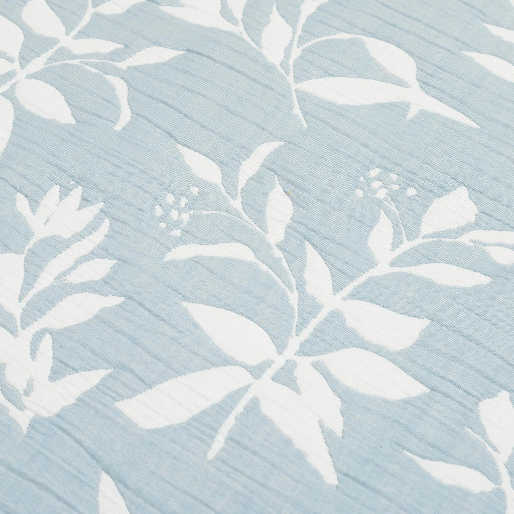 Floral Jacquard Reversible Matelasse Quilt 3 Piece Set Blue - Floral Bedding Set Quilt