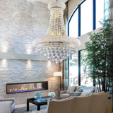 13-Lights Empire Style Crystal Chandelier, 23 Inch Luxury K9 Crystal Chandeliers Pendant Lighting for Living Room, Dining Room, Foyer, Entryway, Hallway, chrome A108-B0D2NZZV18