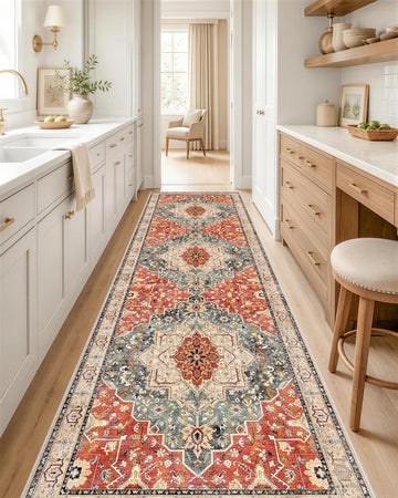 2x8 Washable Runner Rug, Soft Non Slip Carpet Kitchen