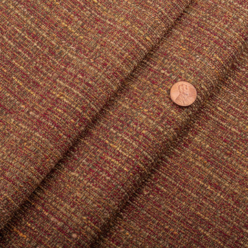 56" Wide Linen Tweed Textured Solid Drapery Upholstery Fabric Autumn by The Yard