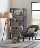 Creative Co-Op Tripod Style Wood Floor Lamp with Drum Shade