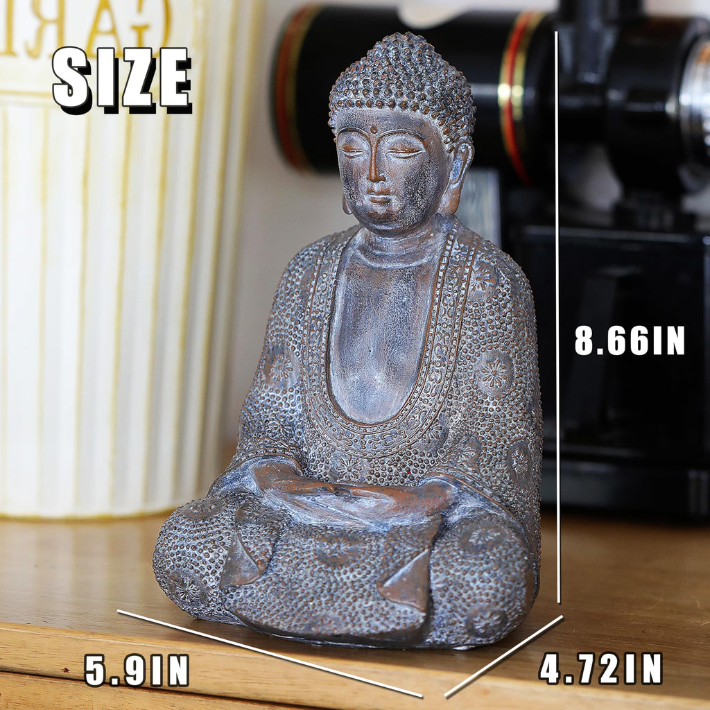 Buddha Statue Outdoor Zen Garden Sculpture Meditation Decor