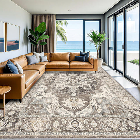 Washable 10x14 Area Rugs: Rugs for Living Room Ultra Soft Carpet for Bedroom Waterproof Rug Non Slip