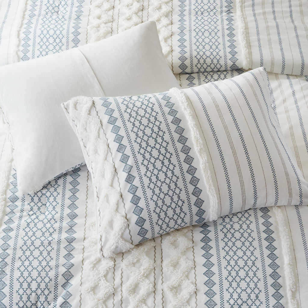 Comforter Set, Boho Comforters, Breathable Cotton Bed Set, All Season Modern Chenille Tufted Comforter with