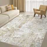 5x7 Rug for Living Room : Soft Abstract Washable Non-Slip Durable Rugs