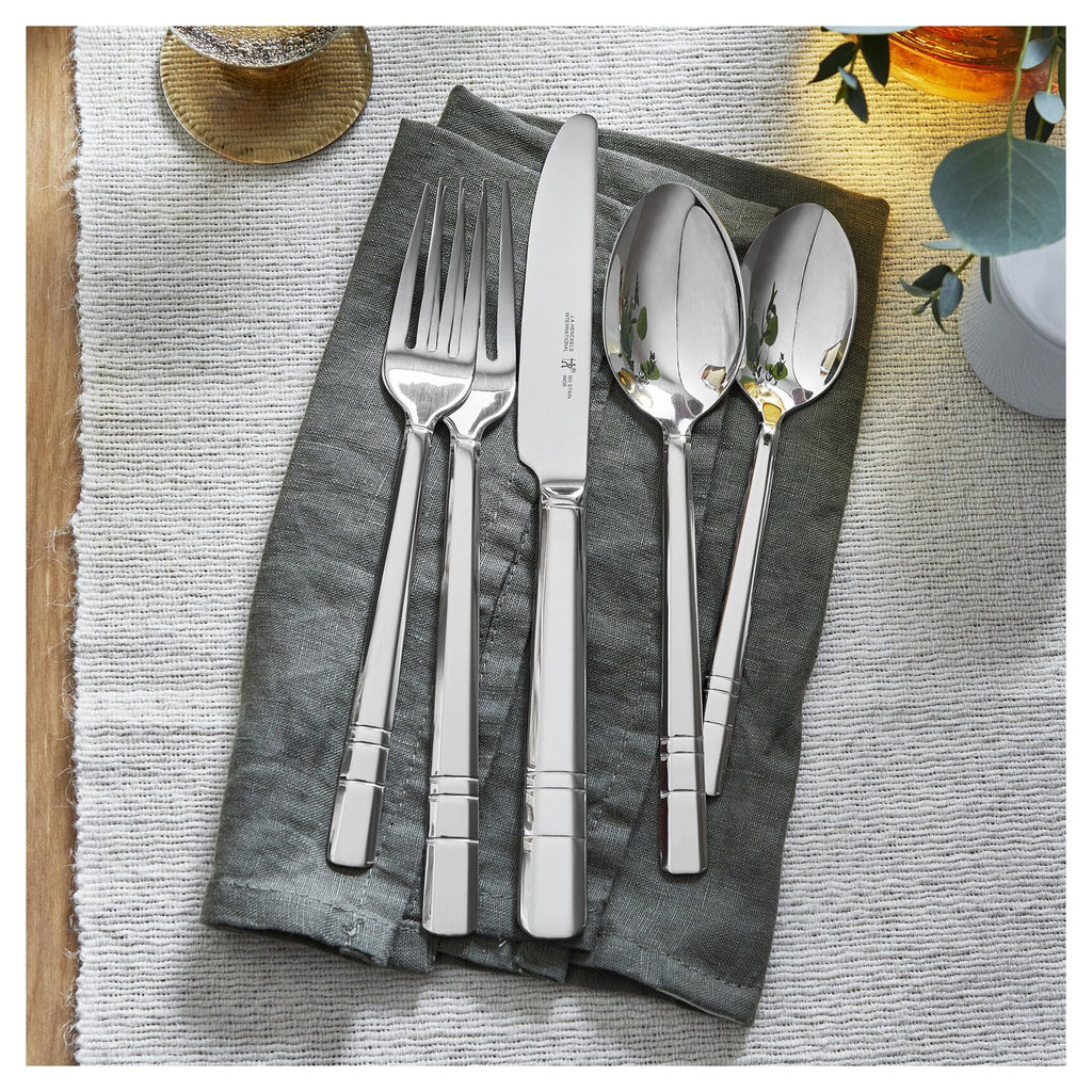 Madison Square 65-Pc Flatware Set, 18/10 Stainless Steel