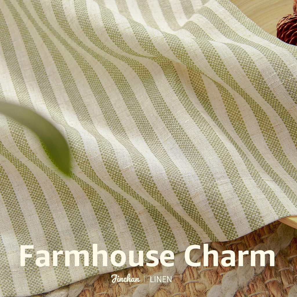 Kitchen Curtains and Valances Set Striped Tier Curtains Ticking Stripe Linen Curtains Pinstripe Cafe Curtains 36 Inch