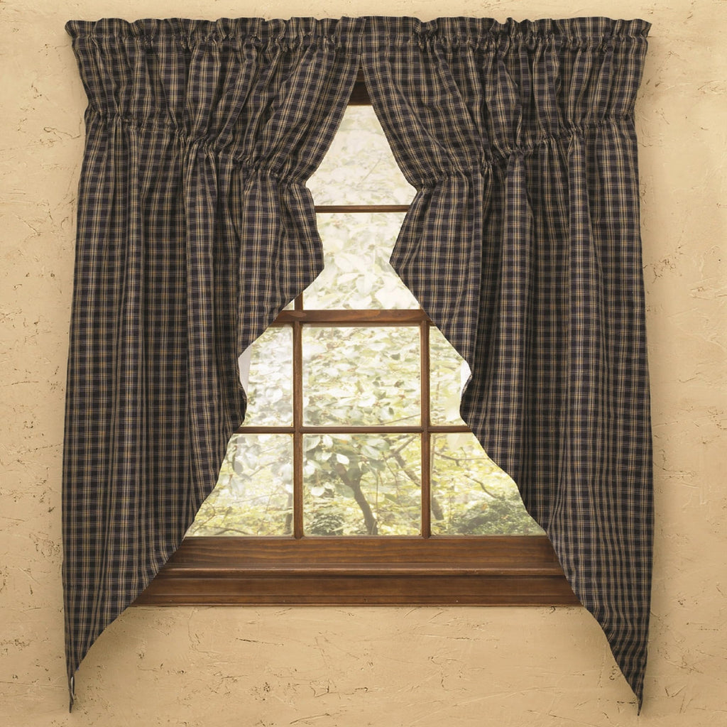 Sturbridge Lined Gathered Swag, 72 by 63", Navy