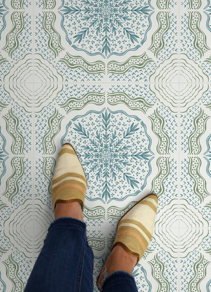 Charleston Peel and Stick Floor Tiles, FP6467