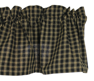 Country Classic Black Valance 72x14, 72inchx14inch