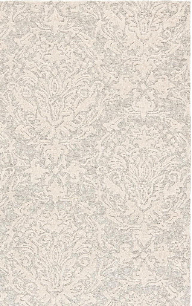 Blossom 10' x 14' Sage/Ivory Handmade Premium Wool Dining Area Rug