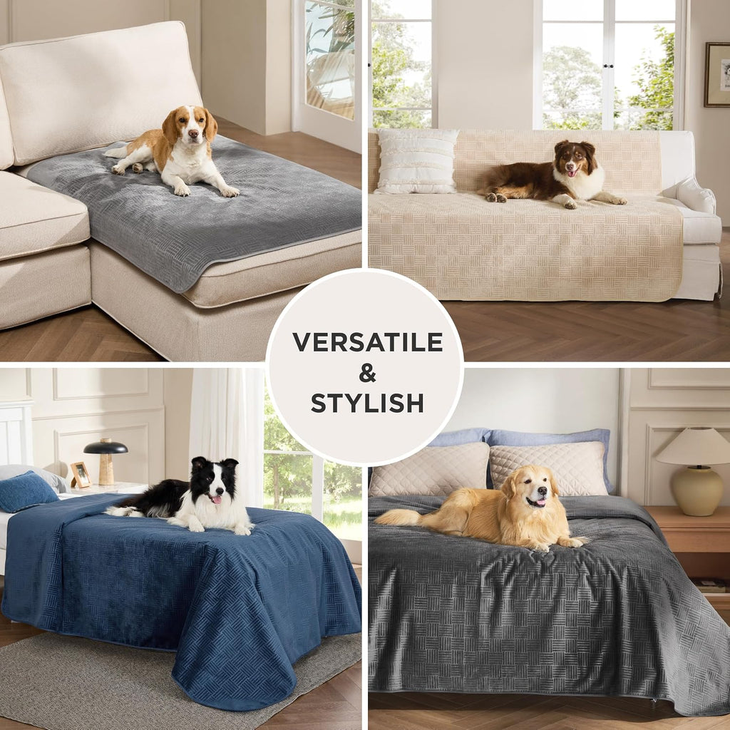 Waterproof Couch Cover for Sofa and Dogs Quick Drying, 30x70IN