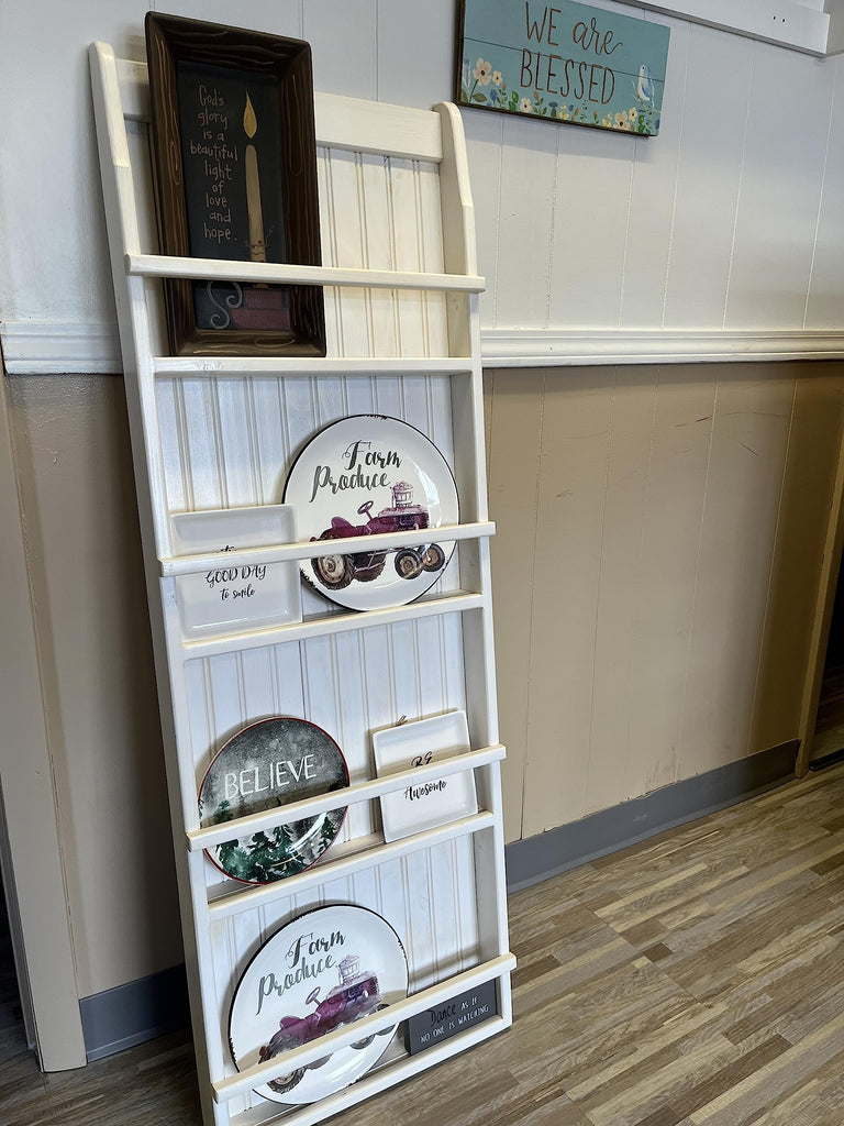 Wall Hanging Plate Rack or Bookshelf