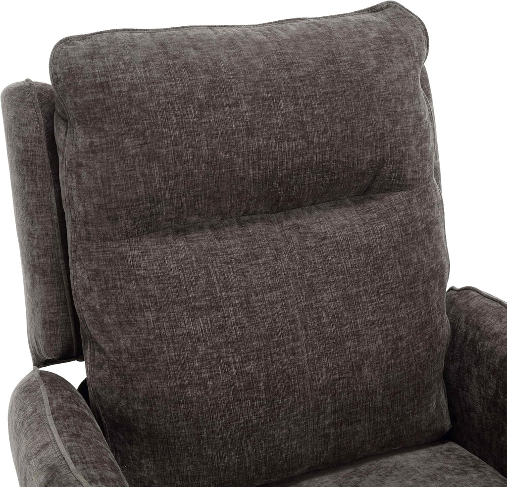 Power Recliner Chairs,270 Swivel Recliner Chair with Upholstered,Nursery Rocker Glider Recliner ,Chenille Velvet in
