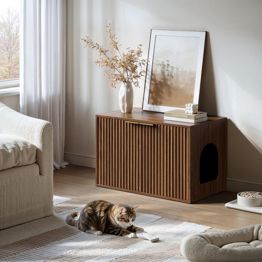 31.5" Cat Litter Box Enclosure Furniture