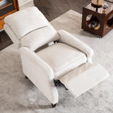 Recliner Chair, Fabric Recliner with Soft Armrest