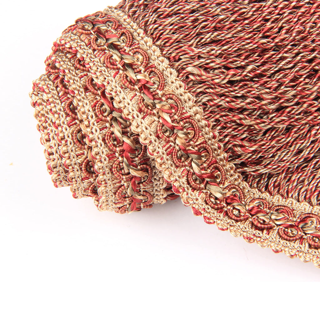 Bullion Fringe Trim-Double-Layer Frings Trims - 5.5 Yard