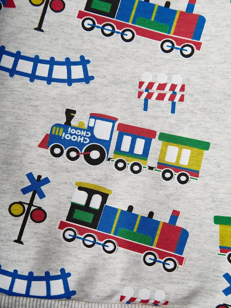 Baby Boy Fall Winter Outfit Monster Truck Sweatshirt Pants Set