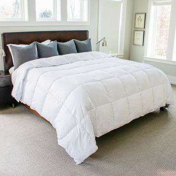 Gray Eagle Oversized King Comforter - Extra Large Synthetic Down Alternative Comforter - Ultra Soft Microfiber
