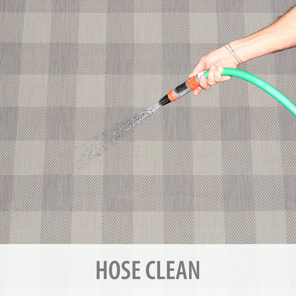 Outdoor Rug - Modern Area Rugs for Indoor and Outdoor Patios, Kitchen and Hallway mats - Easy Cleaning Non Shedding