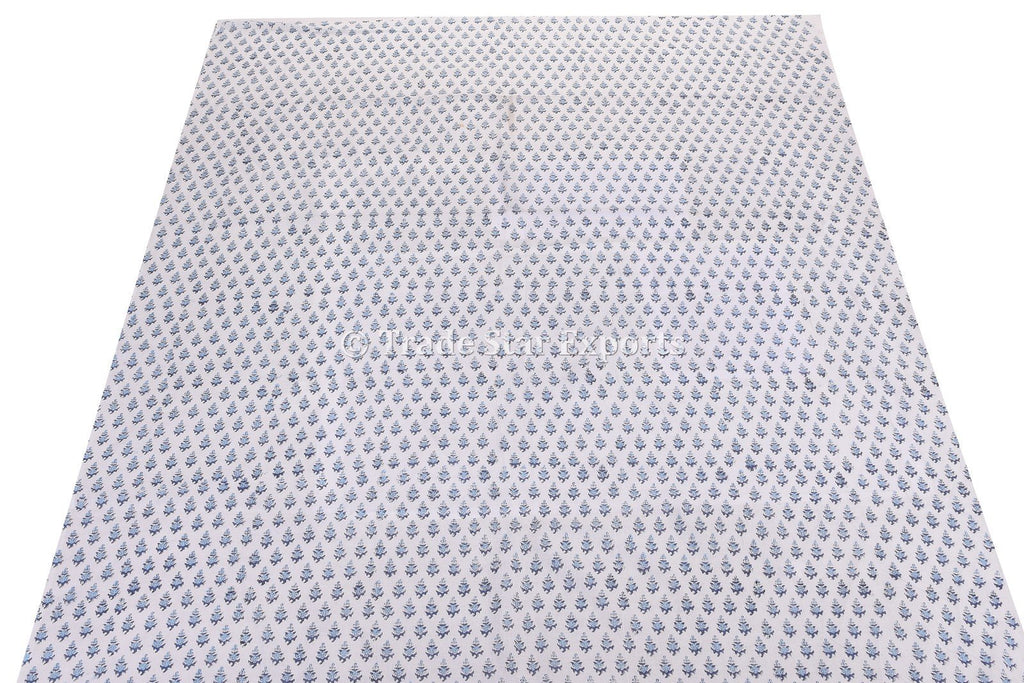 Star 3 Yard Hand Block Print Cotton Indian Fabric