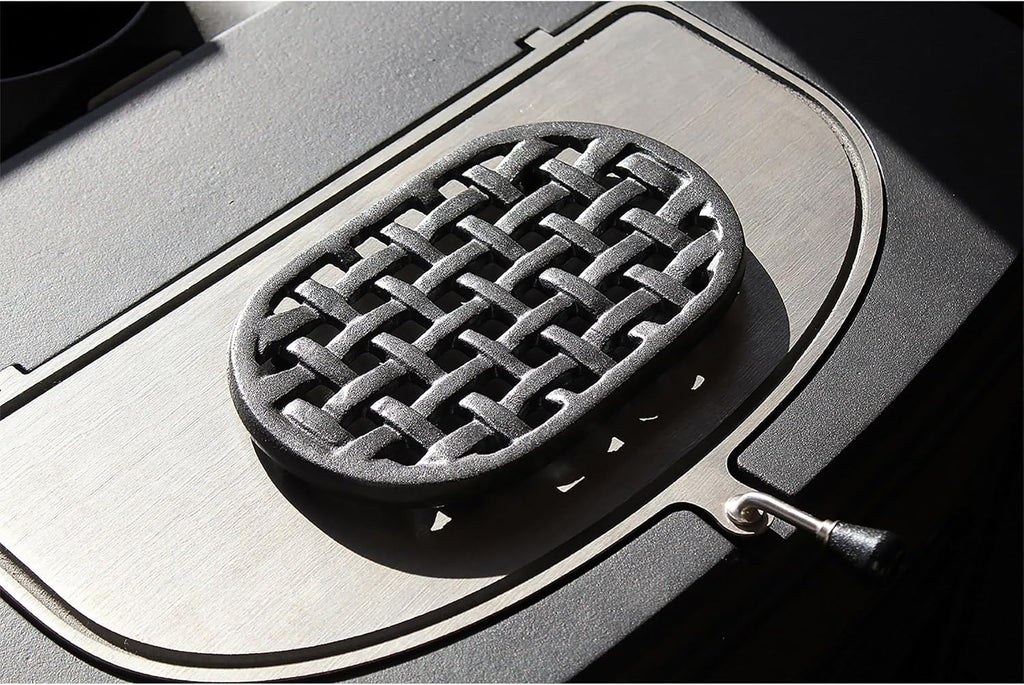 Oval Cast Iron Lattice Trivet