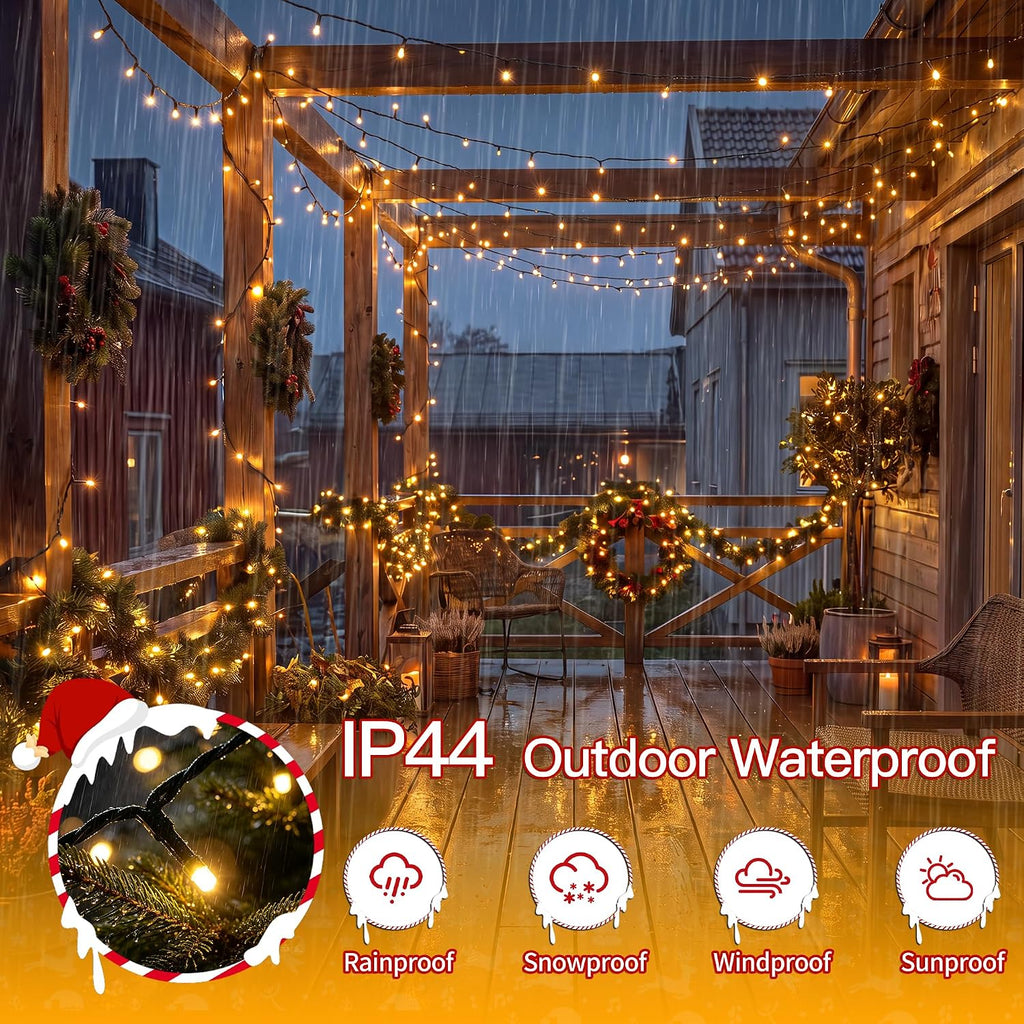 Christmas Lights 328FT 1000LED,13 Modes Plug in Christmas Tree Lights
