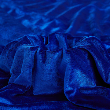Royal Blue Velvet Fabric by The Yard, 3 Yards, 60" Wide
